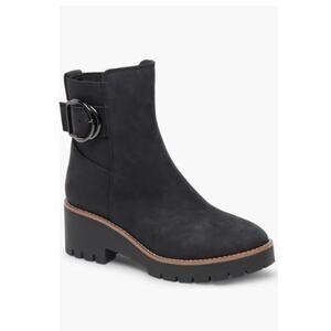 NEW Blondo Dakota Waterproof Bootie suede leather black boots womens size 10